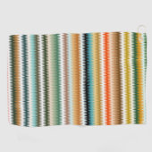 Zigzag Multicolor Muster   Golfhandtuch (Horizontal)