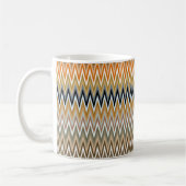 Zigzag Multicolor Muster Kaffeetasse (Links)