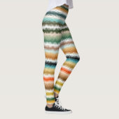 Zigzag Multicolor Muster Leggings (Rechts)