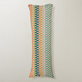 Zigzag Multicolor Muster Seitenschläferkissen (Vorderseite Vertikal)