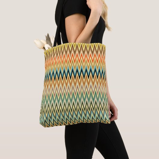 Zigzag Multicolor Muster Tasche (Von Nahem)