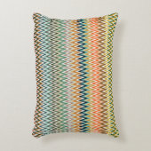 Zigzag Multicolored Muster Dekokissen (Vorderseite(Vertikal))