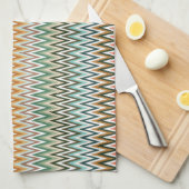 Zigzag Multicolored Muster Geschirrtuch (Viertel Falte)