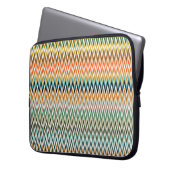 Zigzag Multicolored Muster Laptopschutzhülle (Vorderseite Links)