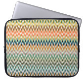 Zigzag Multicolored Muster Laptopschutzhülle (Vorderseite)