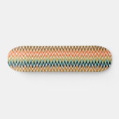 Zigzag Multicolored Muster Skateboard (Horizontal)