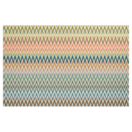 Zigzag Multicolored Muster Stoff (Yard (91,4 cm))