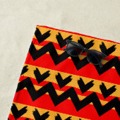 Zigzag Multicolored Muster Strandtuch (Beispiel)
