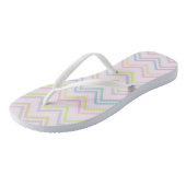 Zigzag MultiColors Pink Flip Flops Badesandalen (Schrägansicht)