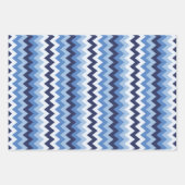 Zigzag Muster 1 Geschenkpapier Set (Vorderseite)