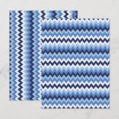 Zigzag Muster 1 Postkarte (Vorne/Hinten)