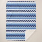 Zigzag Muster 1 Sherpadecke (Vorderseite)