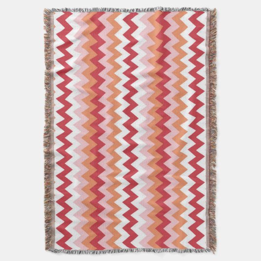 Zigzag Muster 2 Decke (Vorderseite Vertikal)