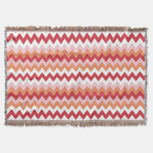 Zigzag Muster 2 Decke