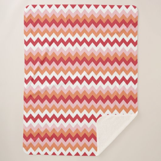 Zigzag Muster 2 Sherpadecke (Vorderseite)