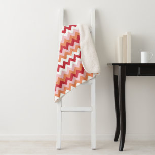 Zigzag Muster 2 Sherpadecke