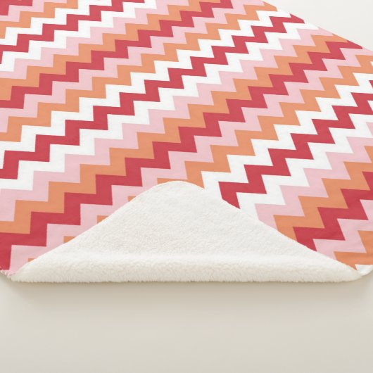 Zigzag Muster 2 Sherpadecke (3/4)