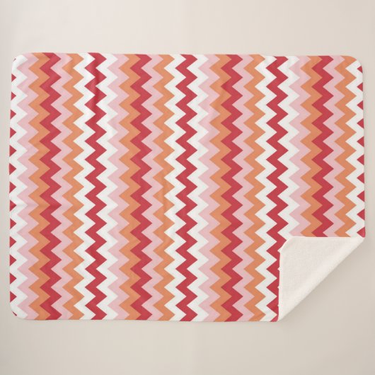 Zigzag Muster 2 Sherpadecke (Vorderseite (Horizontal))