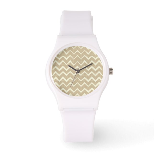 Zigzag-Muster Armbanduhr (Vorderseite)