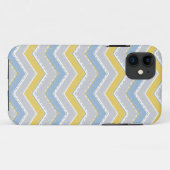 Zigzag-Muster Case-Mate iPhone Hülle (Rückseite (Horizontal))