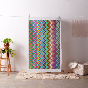 ZIGZAG Muster - Farbe + Ihre Ideen Stoff