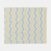 Zigzag-Muster Fleecedecke (Vorderseite (Horizontal))
