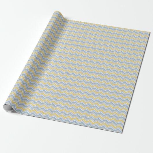 Zigzag-Muster Geschenkpapier (Ungerollt)