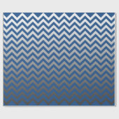 ZIGZAG-Muster - graue Gradienten + Ihr Backgr. Geschenkpapier (Flach)