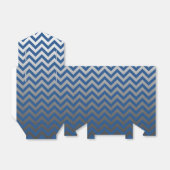 ZIGZAG-Muster - graue Gradienten + Ihr Backgr. Geschenkschachtel (Ungefaltet)