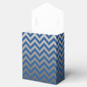 ZIGZAG-Muster - graue Gradienten + Ihr Backgr. Geschenkschachtel (Geöffnet)