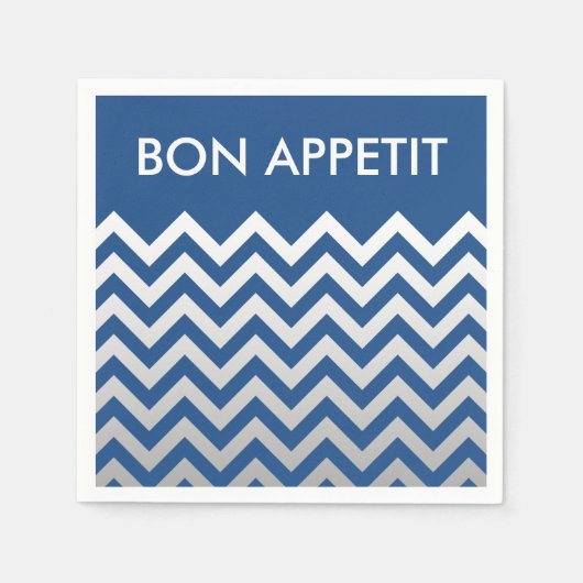 ZIGZAG-Muster - graue Gradienten + Ihr Backgr. Serviette (Vorderseite)