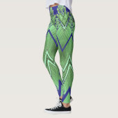 Zigzag-Muster "Ratti_Creative_Arts"-Leggings Leggings (Links)