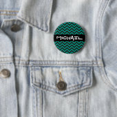 ZIGZAG Muster - schwarz + Hintergrund und Text Button (Beispiel)