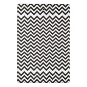 ZIGZAG-Muster - schwarz + Ihr Hintergrund und Ihre Mini Klemmbrett (Rückseite)