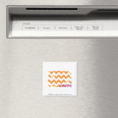 ZigZag Orange 4 Magnet (In Situ (Geschirrspüler))