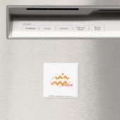 ZigZag Orange Magnet (In Situ (Geschirrspüler))