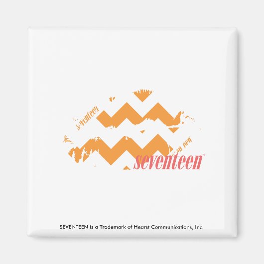 ZigZag Orange Magnet (Vorne)