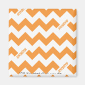 ZigZag Orange Magnet (Vorne)