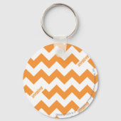 ZigZag Orange Schlüsselanhänger (Vorderseite)
