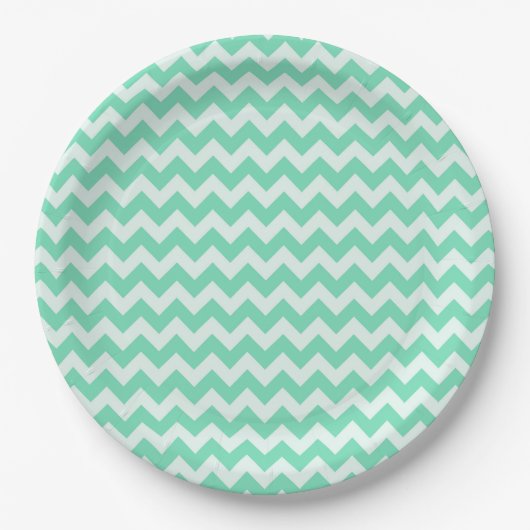 Zigzag Pappteller (Vorderseite)