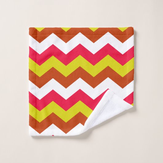 ZIGZAG PATTERN. BADHANDTUCH SET (Waschlappen)