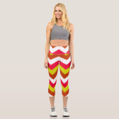ZIGZAG PATTERN. CAPRI LEGGINGS (Vorderseite)