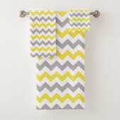 Zigzag Pattern, Chevron Pattern. Badhandtuch Set (Insitu)