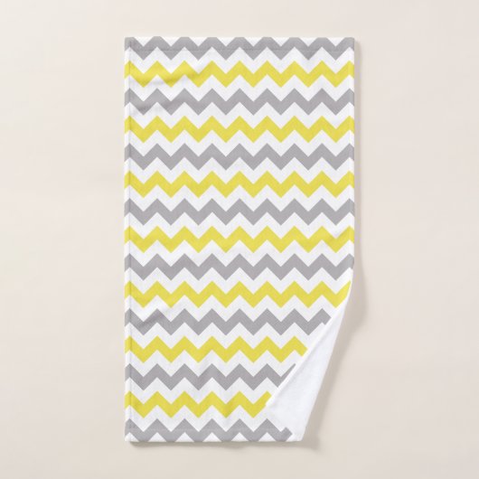 Zigzag Pattern, Chevron Pattern. Badhandtuch Set (Handtuch)