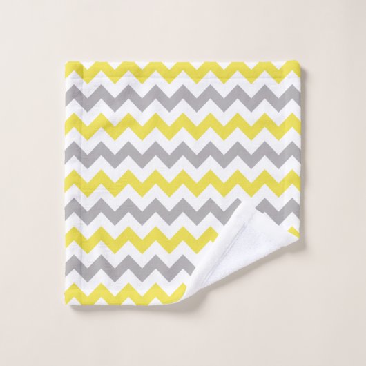Zigzag Pattern, Chevron Pattern. Badhandtuch Set (Waschlappen)