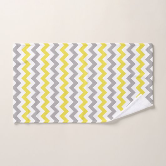 Zigzag Pattern, Chevron Pattern. Badhandtuch Set (Handtuch)