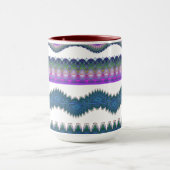 Zigzag Pattern Coffee Mug Tasse (Zentrum)
