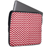 Zigzag Pattern Elektronik Bag Laptopschutzhülle (Vorne Rechts)