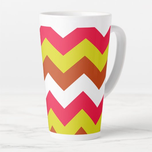 ZIGZAG PATTERN. MILCHTASSE (Rechte Ecke)