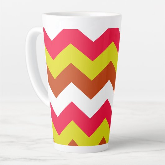 ZIGZAG PATTERN. MILCHTASSE (Linke Ecke)